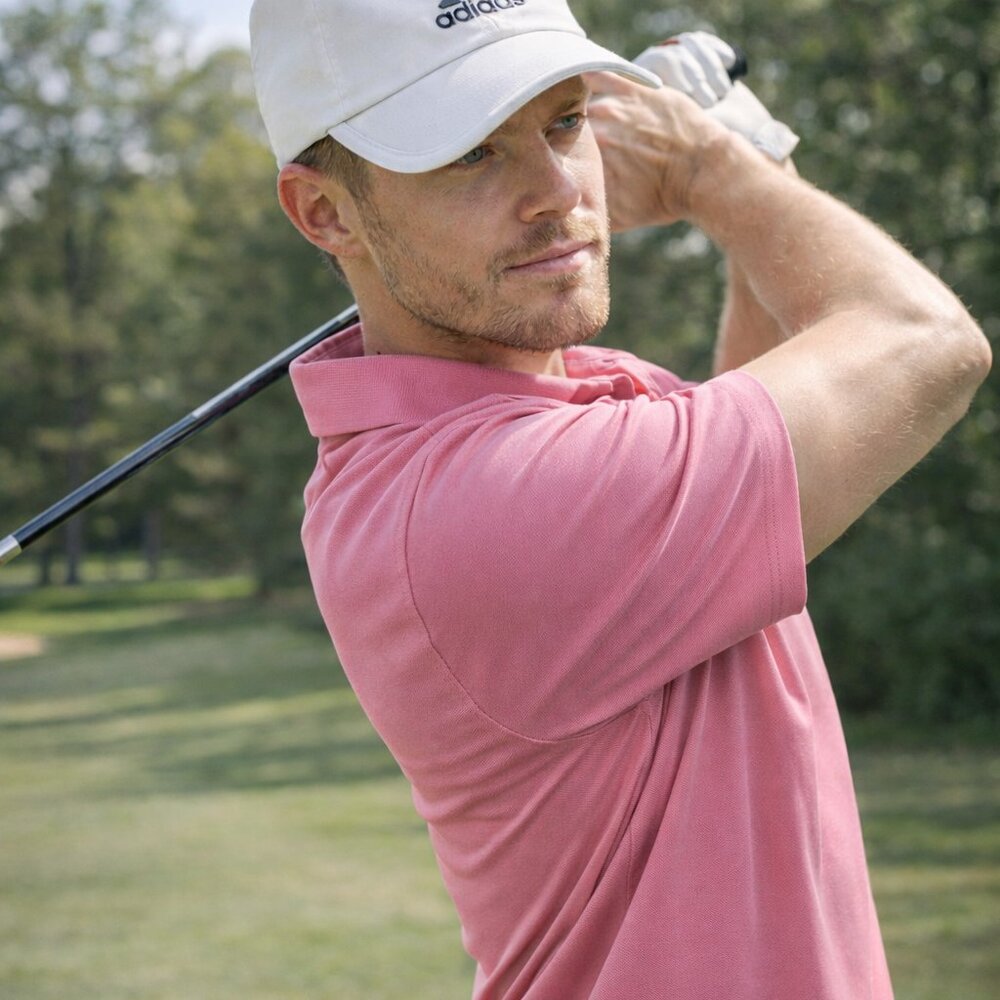 Adidas White Performance Baseball Cap Adjustable Athletic Golf Hat Logo